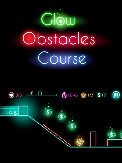Glow obstacle course