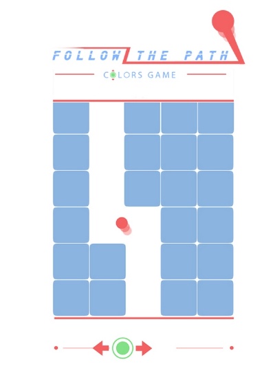 Follow the path : Colors Game