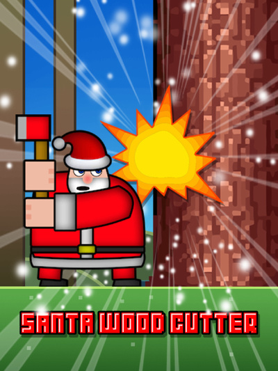 Santa Wood Cutter